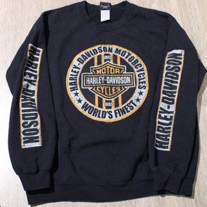 Harley Davidson Crewneck Sweater Mens Large